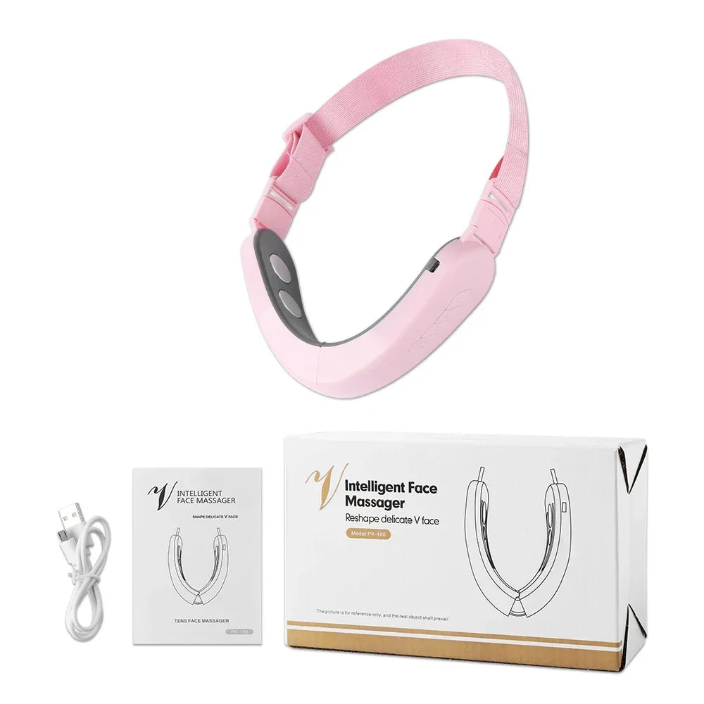 Lifting Facial V-Shape — EMS + LED + Microcourant | Anti-Rides à Domicile
