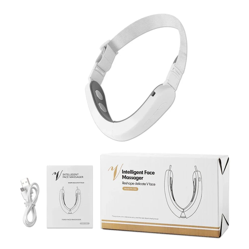 Lifting Facial V-Shape — EMS + LED + Microcourant | Anti-Rides à Domicile